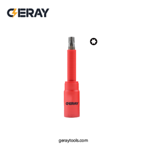 1/2”INSULATED SOCKET BIT FOR TORX SCREWS,LONG VERSION
