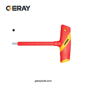 INSULATED T-HANDLE FLAT END HEX KEY